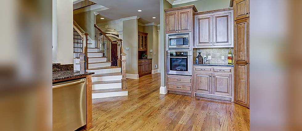 Kitchen and Stairs - Chris Gibson Homes